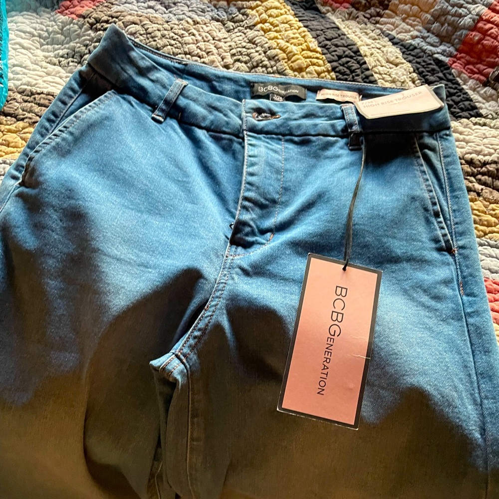 High waisted Wide leg Jeans